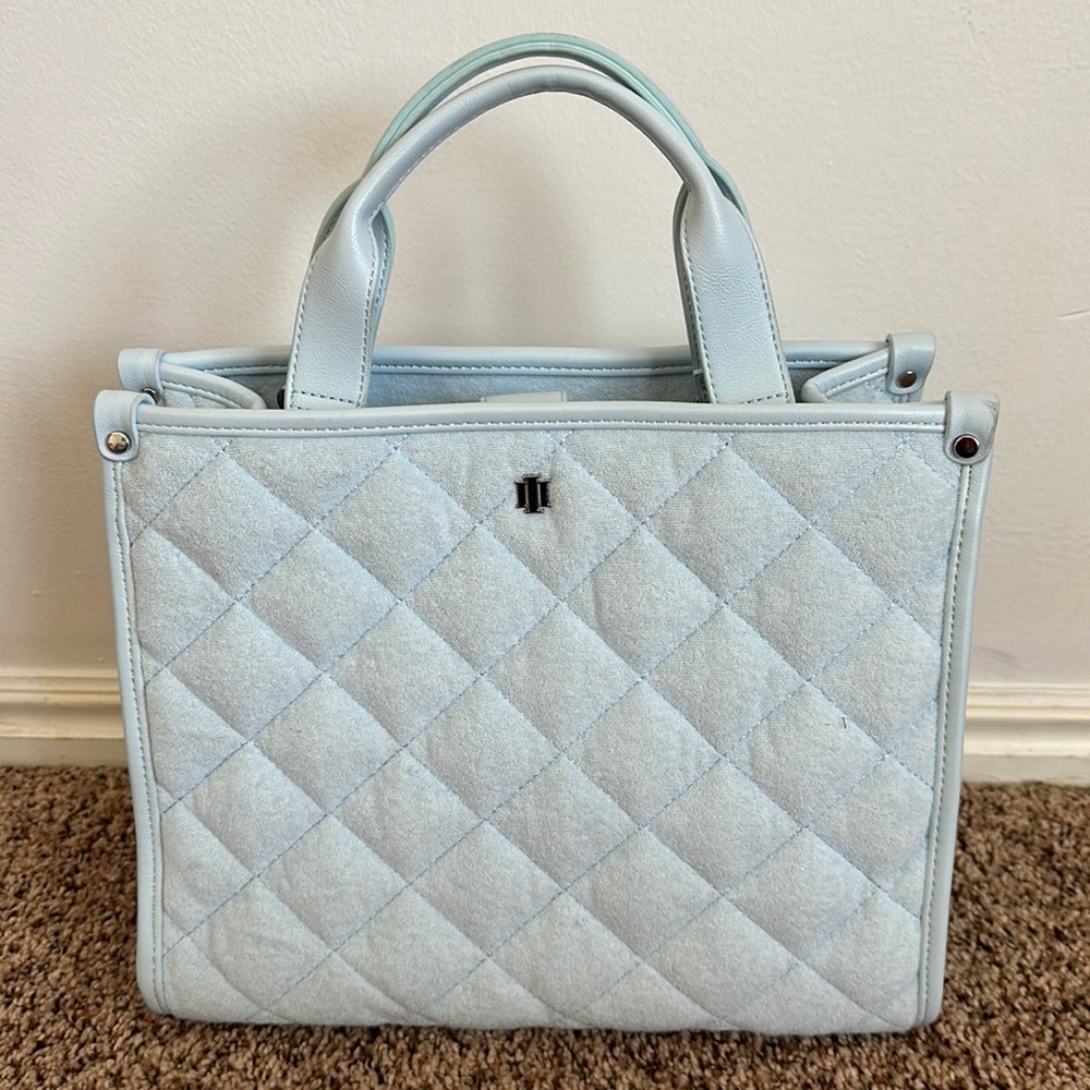 I.N.C. International Concepts Purse Crossbody Handbag Blue Caitlinn Quilted